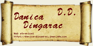 Danica Dingarac vizit kartica